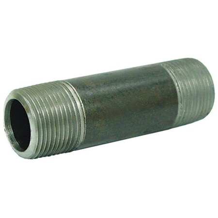 Gizmo 8700138301 Black Steel Pipe Nipple  0.375 x 12 in. GI707901